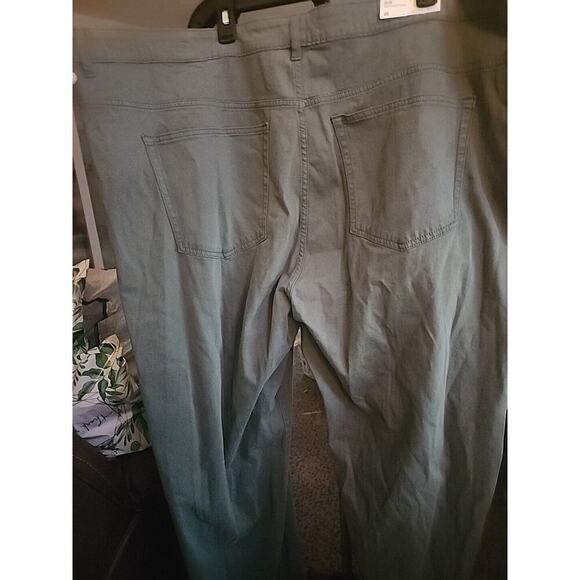 WARP + WEFT Dublin Relaxed Straight Olive Green Jeans Size 48x30 NWT CR3 New - Picture 8 of 14
